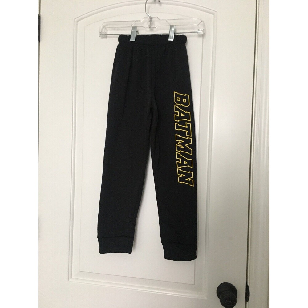 BATMAN Boys Jogging Pants Sweatpants Size 5/6 Black